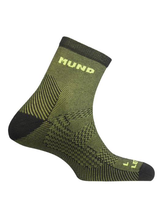 CALCETINES RUNNING SERIES - NEGRO / VERDE