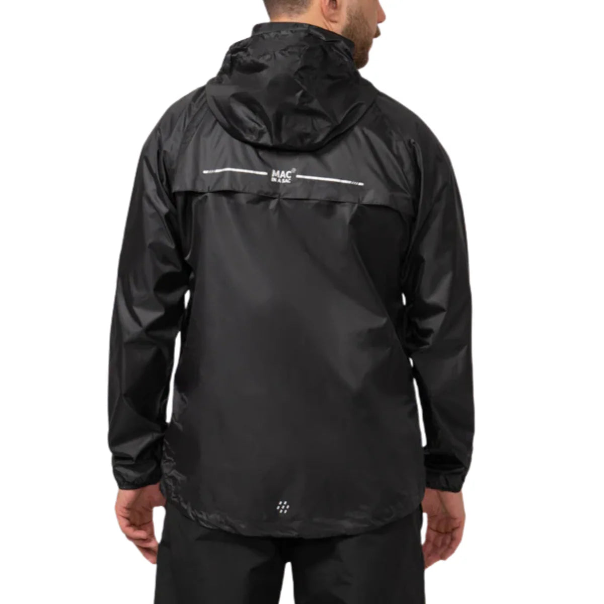 Jacket impermeable unisex Mac in a Sac Origin - Negro
