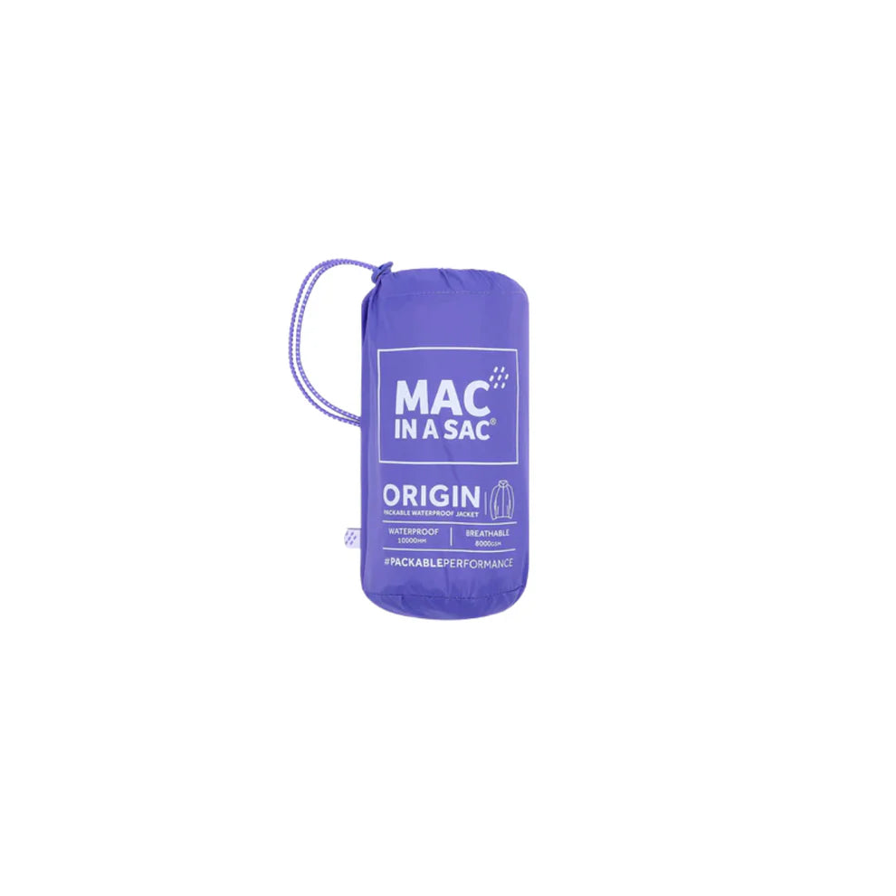 Jacket impermeable unisex Mac in a Sac Origin II - Morado