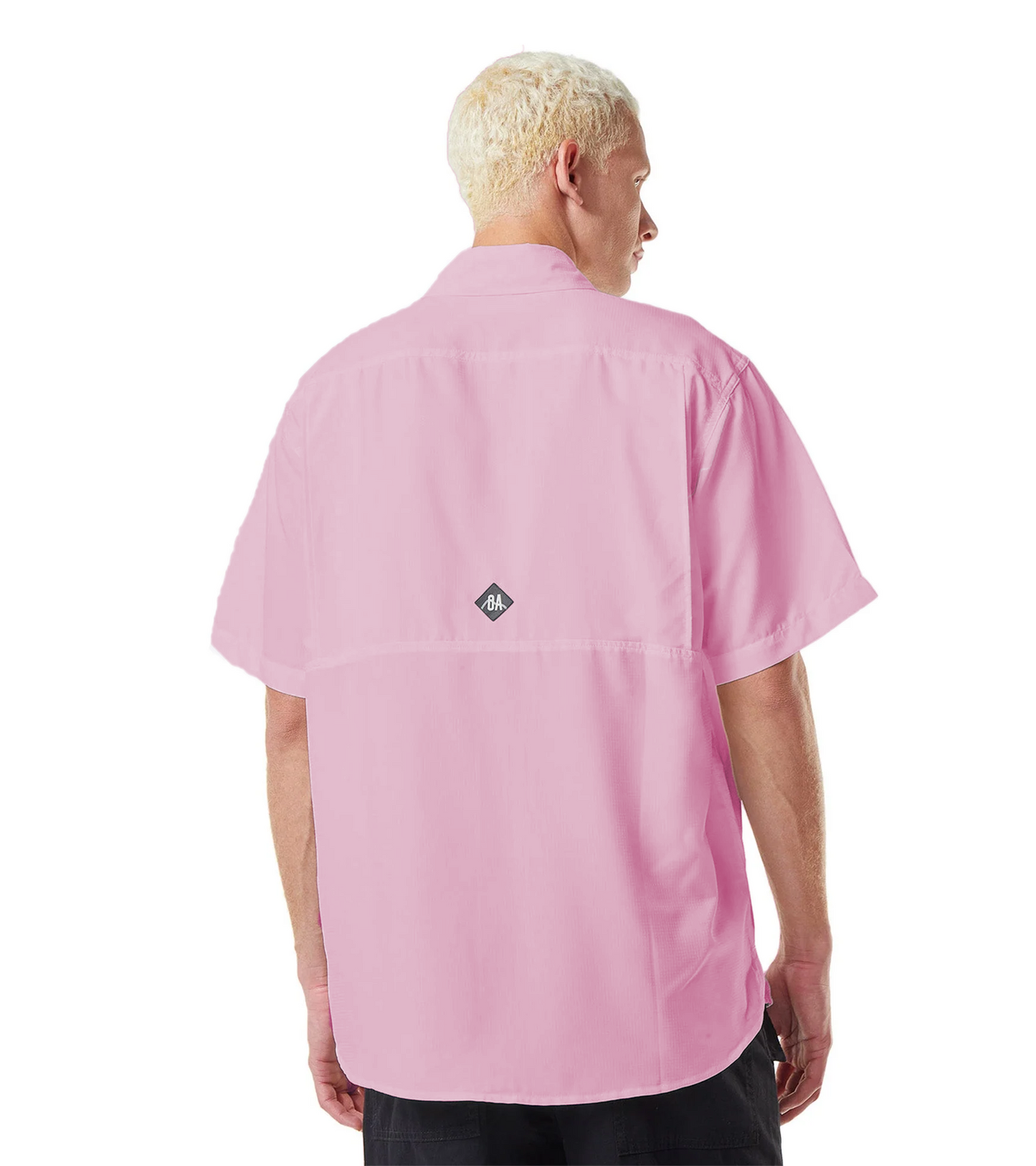 Camisa Hombre Manga Corta Roatan Outdoor Adventure ROSADO