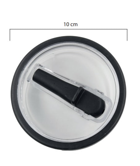 Tapa de repuesto para botella plástica Negro