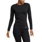 CAMISETA TÉRMICA MUJER CREW NECK / EDDIE BAUER - Negro
