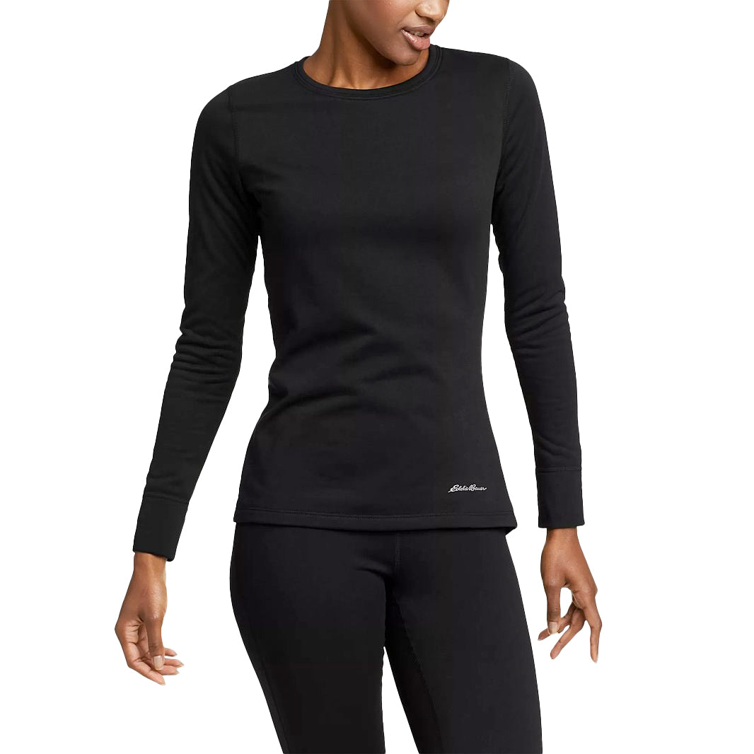 CAMISETA TÉRMICA MUJER CREW NECK / EDDIE BAUER - Negro